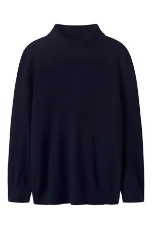 coltrui fijn gebreid marineblauw
