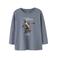 NAME IT MINI longsleeve grijsblauw