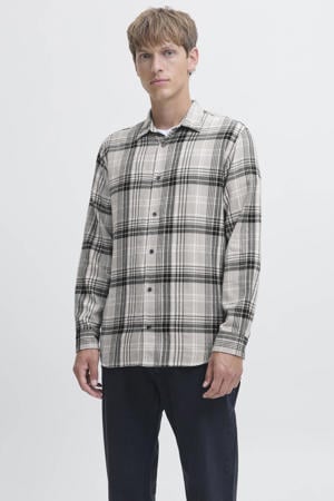 regular casual overhemd grijs