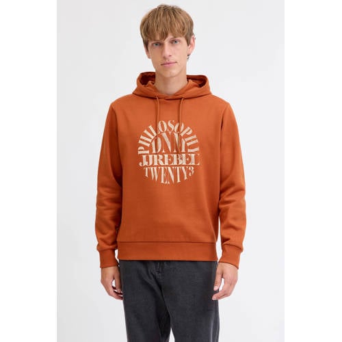 JJ REBEL hoodie bruin afbeelding