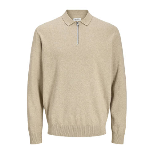 JJ REBEL trui fijn gebreid beige afbeelding