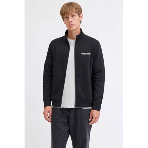 JJ REBEL sweatvest zwart afbeelding