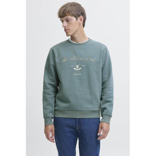 JJ REBEL sweater groen afbeelding
