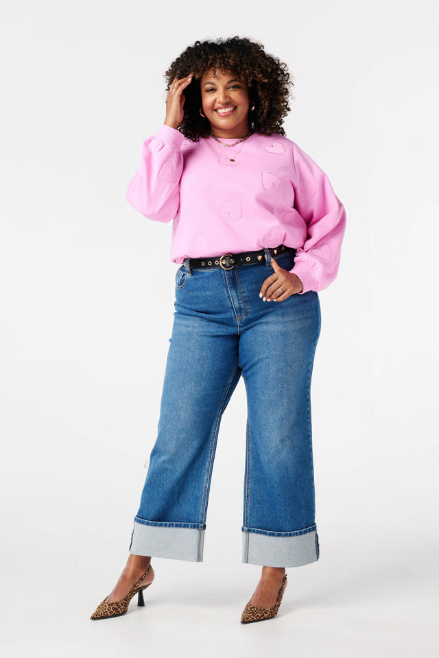 Grote maten truien voor dames roze » Groten maten | Happy Size