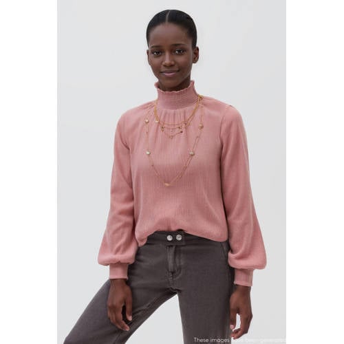 MANGO TEEN blousetop roze afbeelding