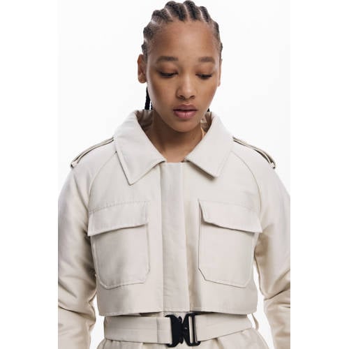 Desigual gewatteerde jas beige afbeelding