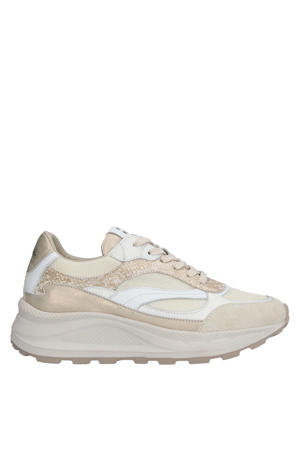 West 01.06 chunky sneakers ecru/goud