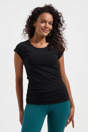 yoga T-shirt Zefira zwart