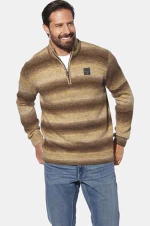 gebreide trui AKSELSTAD Plus Size bruin