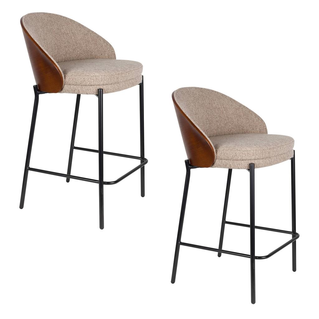 Dutchbone barkruk (set van 2) Rodin