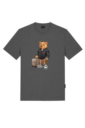 regular T-shirt grijs