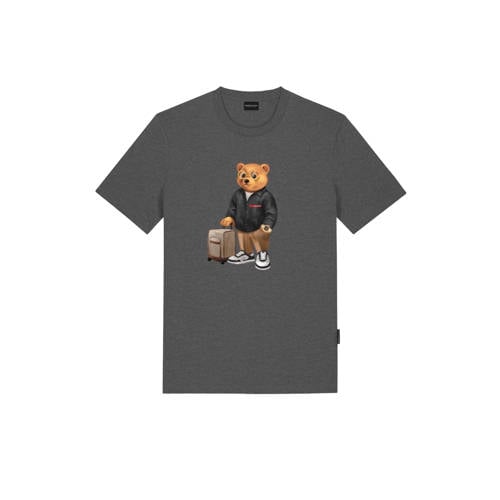 Baron Filou regular T-shirt grijs afbeelding