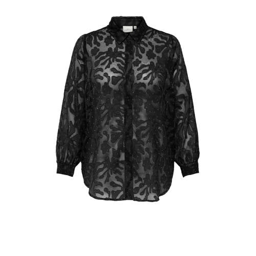 ONLY CARMAKOMA blouse zwart afbeelding