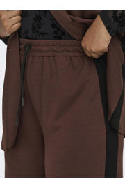 thumbnail: ONLY CARMAKOMA regular high waist casual broek donkerbruin