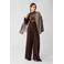 Shoeby wide leg high waist broek donkerbruin