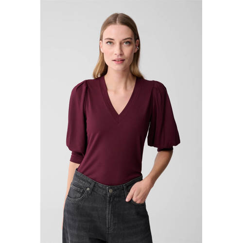 Shoeby top donkerrood afbeelding