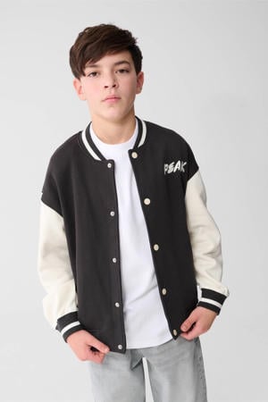 baseball jacket antraciet
