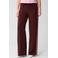 Shoeby wide leg high waist gestreepte casual broek donkerrood