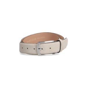 suède riem lichtbeige