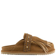 thumbnail: Cognackleurige dames Colors of California HC.BIOW603 suède clogs