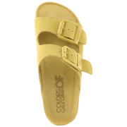 thumbnail: Colors of California suède slippers geel