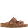 Colors of California HC.BIO301N suède slippers cognac/roze