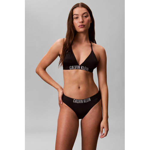 Calvin Klein voorgevormde triangel bikinitop zwart afbeelding