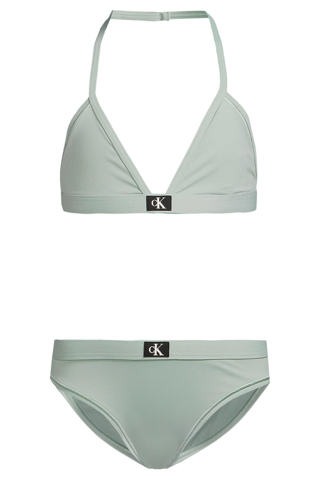 Calvin Klein triangel bikini mintgroen