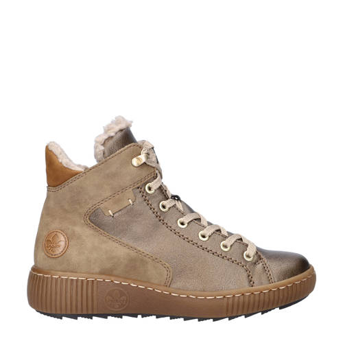 Rieker veterboots taupe afbeelding