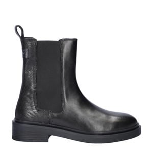 leren chelsea boots zwart
