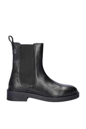leren chelsea boots zwart