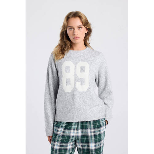 America Today pullover grijs melange afbeelding