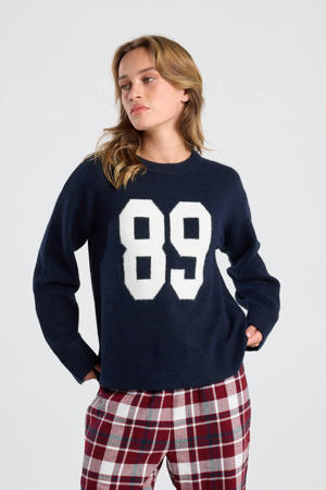 pullover donkerblauw