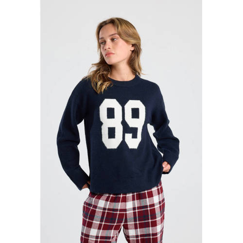 America Today pullover donkerblauw afbeelding