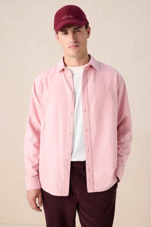 regular casual overhemd roze