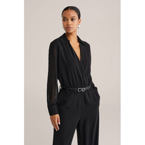 WE Fashion jumpsuit zwart afbeelding