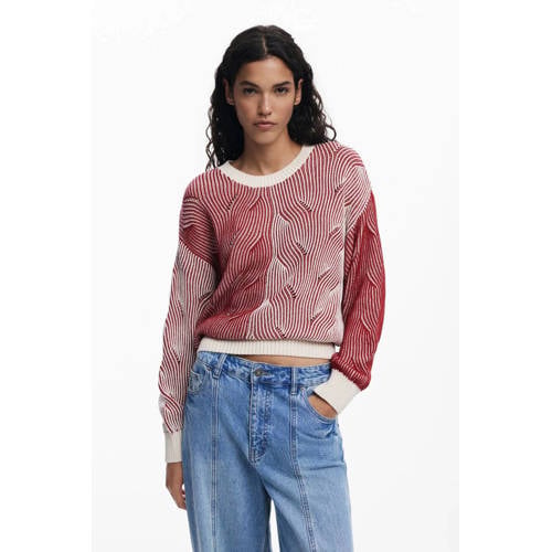 Desigual trui rood gebreid afbeelding