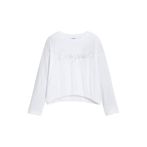 Desigual longsleeve wit afbeelding