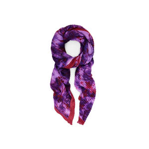 sjaal met bloemenprint paars