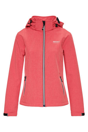 softshell jas Rinda koraalrood