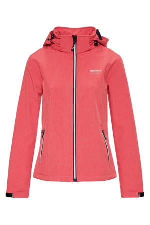 softshell jas Rinda koraalrood