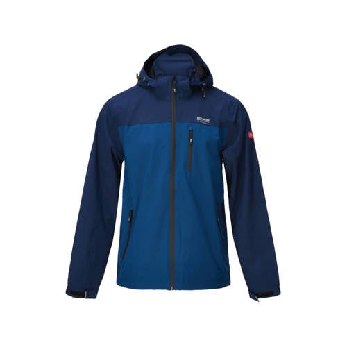 Nordberg waterproof jas David donkerblauw/blauw afbeelding