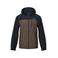 Nordberg waterproof jas David zwart/donkergroen