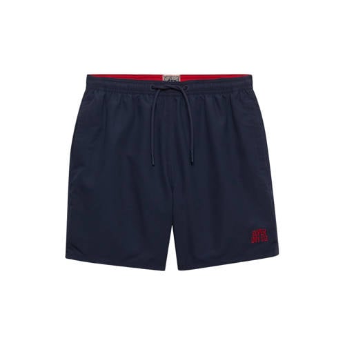 Superdry zwemshort donkerblauw afbeelding