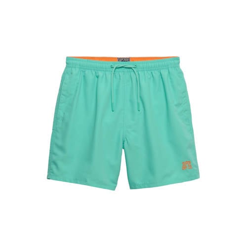 Superdry zwemshort turquoise afbeelding