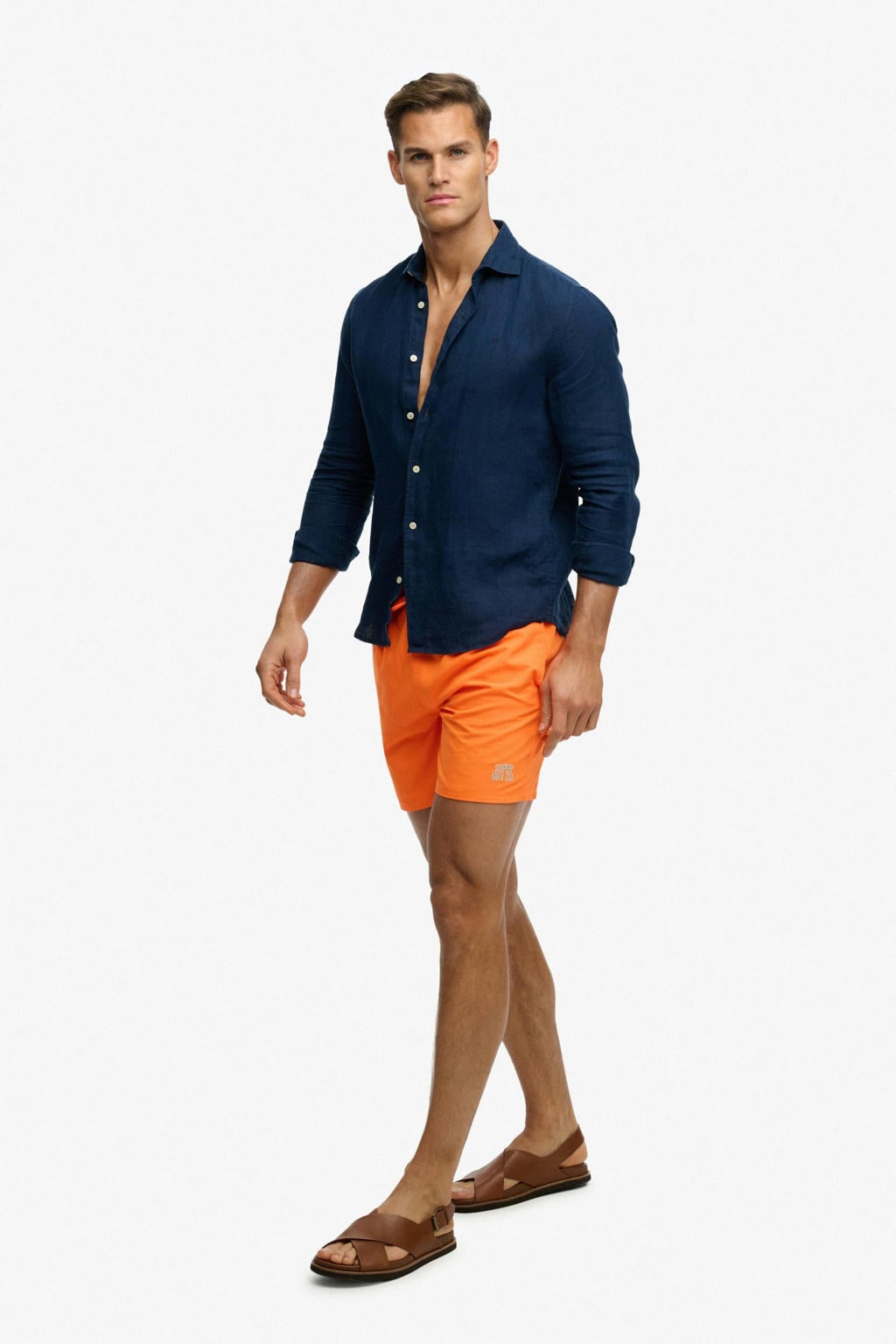 Superdry zwemshort oranje
