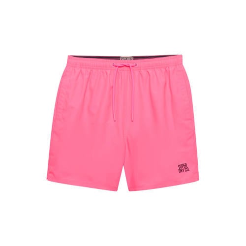 Superdry zwemshort neon roze afbeelding