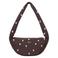 Studio Noos crossbody tas Puffy Hearts Mini bruin