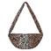 Studio Noos crossbody tas met panterprint Puffy Mini bruin