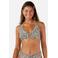 Barts voorgevormde halter bikinitop Mahry zwart/ecru